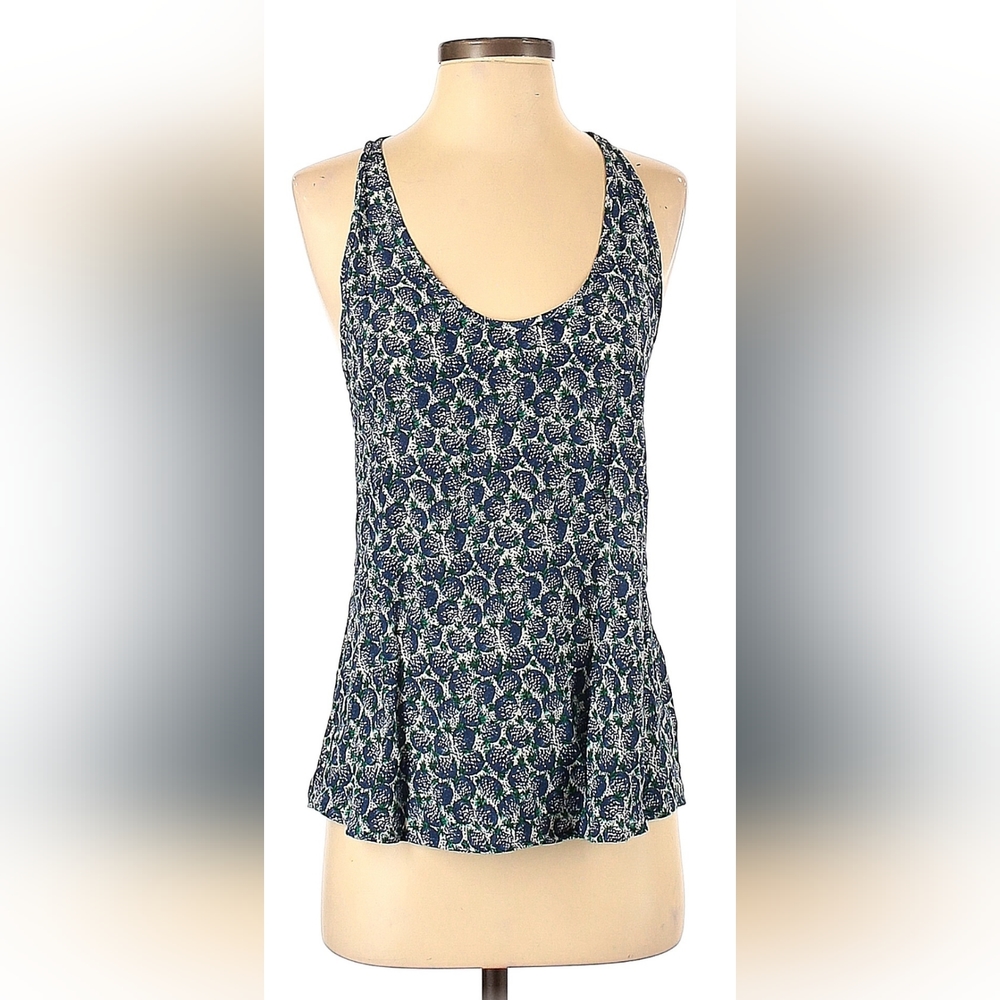 Sleeveless Silk Top